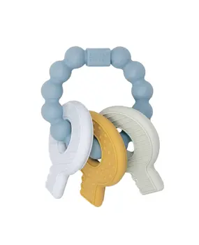 Little Dutch Siliconen Bijtspeeltje Sleutelbos Blauw