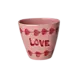 Rice Keramiek Beker Roze LOVE