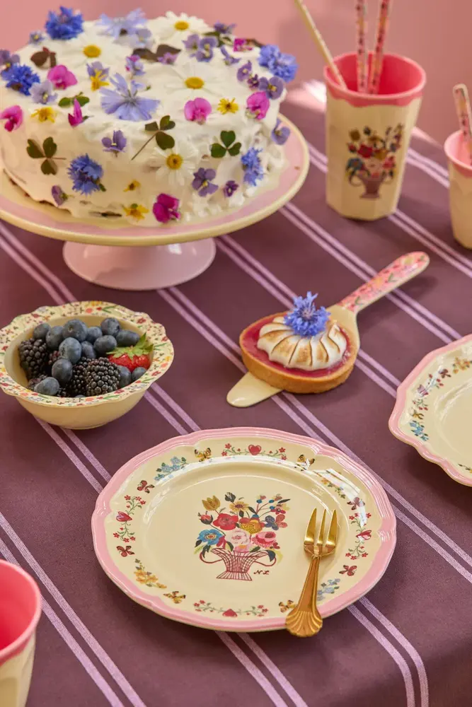 Rice Melamine Bord Vintage Nathalie Lété Pink