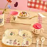 Rice Melamine Baby Diner Set in Gift Box - Nathalie Lété Cream