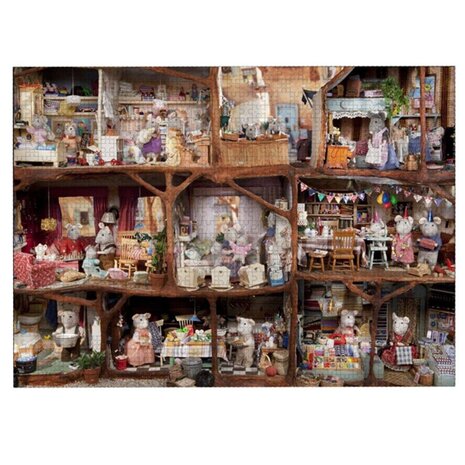 Het Muizenhuis Puzzel 1000 stukjes