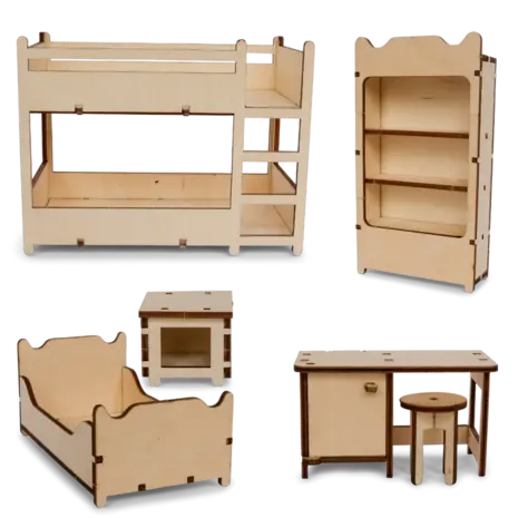 Het Muizenhuis Meubelkit Kinderkamer