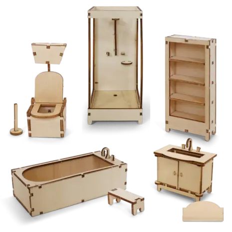 Het Muizenhuis Meubelkit Badkamer