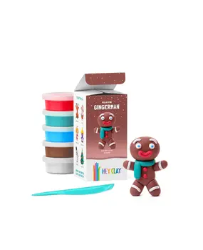 Hey Clay Interactieve Boetseerklei Winterholidays Ginger Man (5 kleuren) Hey Clay Interactieve Boetseerklei Winterholidays Ginger Man (5 kleuren)