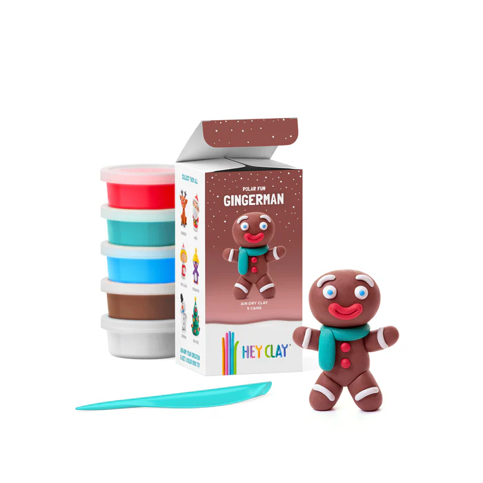 Interactieve Boetseerklei Winterholidays Ginger Man (5 kleuren) afbeelding