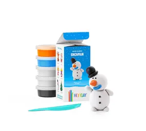 Hey Clay Interactieve Boetseerklei Winterholidays Snowman (5 kleuren) Hey Clay Interactieve Boetseerklei Winterholidays Snowman (5 kleuren)