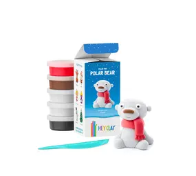 Hey Clay Interactieve Boetseerklei Winterholidays Polar Bear (5 kleuren) Hey Clay Interactieve Boetseerklei Winterholidays Polar Bear (5 kleuren)