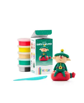 Hey Clay Interactieve Boetseerklei Winterholidays Santa's Helper (5 kleuren) Hey Clay Interactieve Boetseerklei Winterholidays Santa's Helper (5 kleuren)