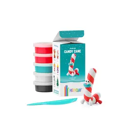 Hey Clay Interactieve Boetseerklei Winterholidays Candy Cane (5 kleuren) Hey Clay Interactieve Boetseerklei Winterholidays Candy Cane (5 kleuren)
