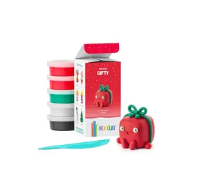 Hey Clay Interactieve Boetseerklei Winterholidays Gifty (5 kleuren) Hey Clay Interactieve Boetseerklei Winterholidays Gifty (5 kleuren)