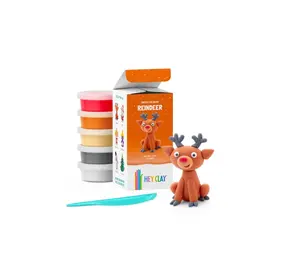 Hey Clay Interactieve Boetseerklei Winterholidays Reindeer (5 kleuren) Hey Clay Interactieve Boetseerklei Winterholidays Reindeer (5 kleuren)