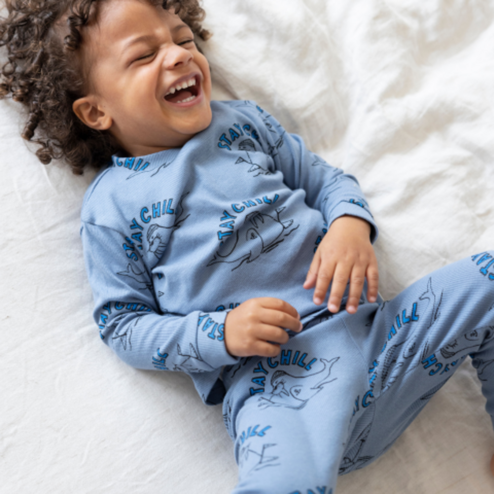 Feetje Pyjama's Pyjama Willy Walrus Blauw