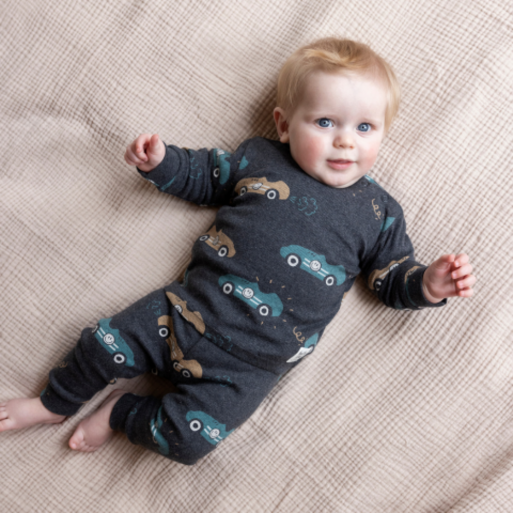 Feetje Pyjama's Pyjama Ricky Racer Antraciet Melange Feetje Pyjama's Pyjama Ricky Racer Antraciet Melange