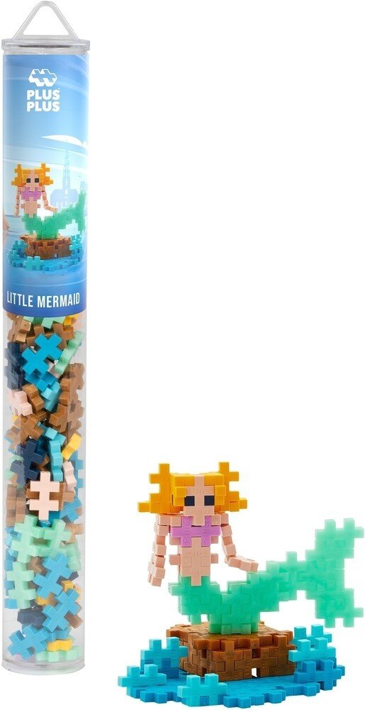 Plus-Plus Tube Zeemeermin 100 stuks Plus-Plus Tube Zeemeermin 100 stuks