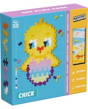 Plus-Plus Puzzle by Number Kuiken 250 stuks Plus-Plus Puzzle by Number Kuiken 250 stuks
