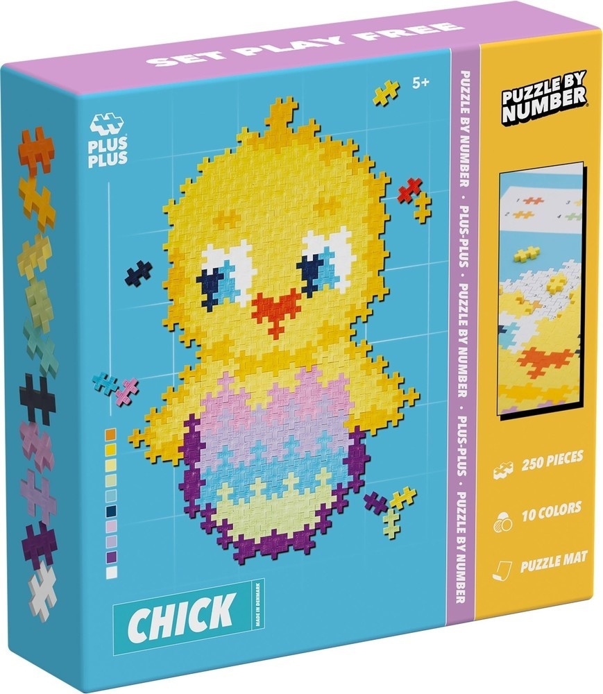 Puzzle by Number Kuiken 250 stuks afbeelding