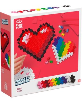 Plus-Plus Puzzle by Number Hart 250 stuks Plus-Plus Puzzle by Number Hart 250 stuks
