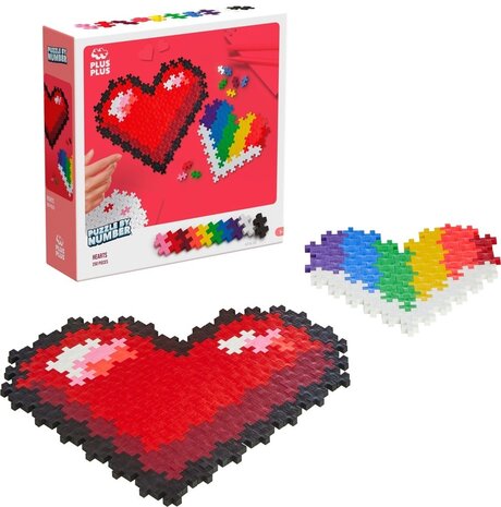 Plus-Plus Puzzle by Number Hart 250 stuks Plus-Plus Puzzle by Number Hart 250 stuks