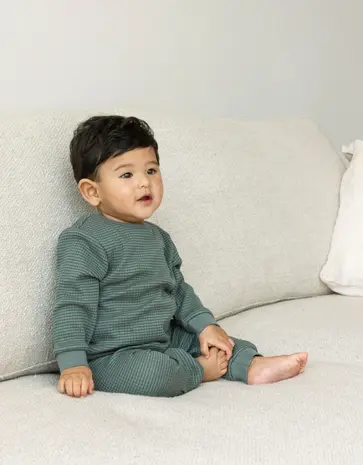 Feetje Pyjama's Pyjama Family Edition Zeegroen