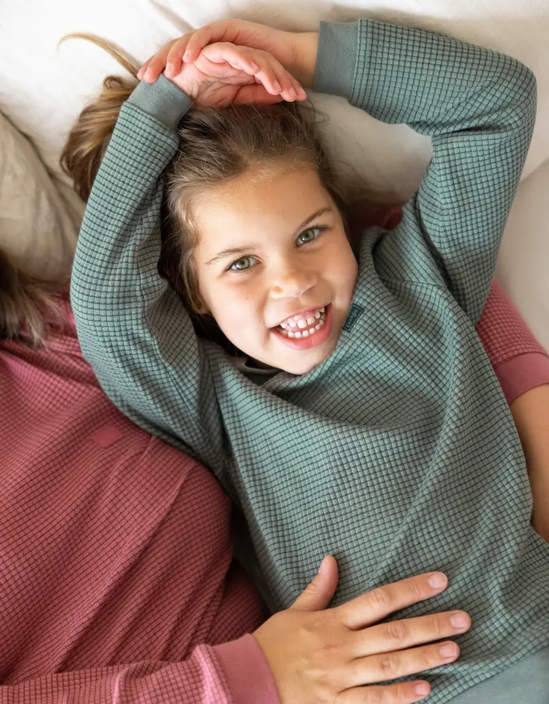 Feetje Pyjama's Pyjama Family Edition Zeegroen Feetje Pyjama's Pyjama Family Edition Zeegroen