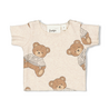 Feetje Pyjama's Knuffelshirt Teddy Bear Offwhite Melange