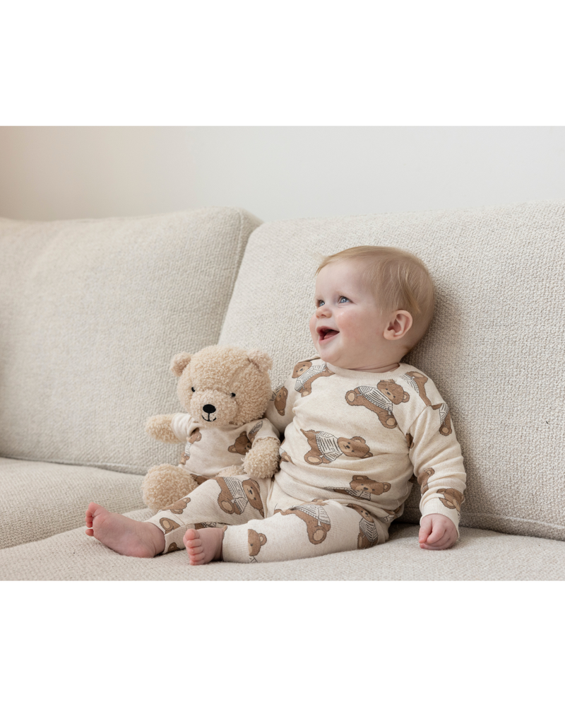 Feetje Pyjama's Pyjama Teddy Bear Offwhite Melange