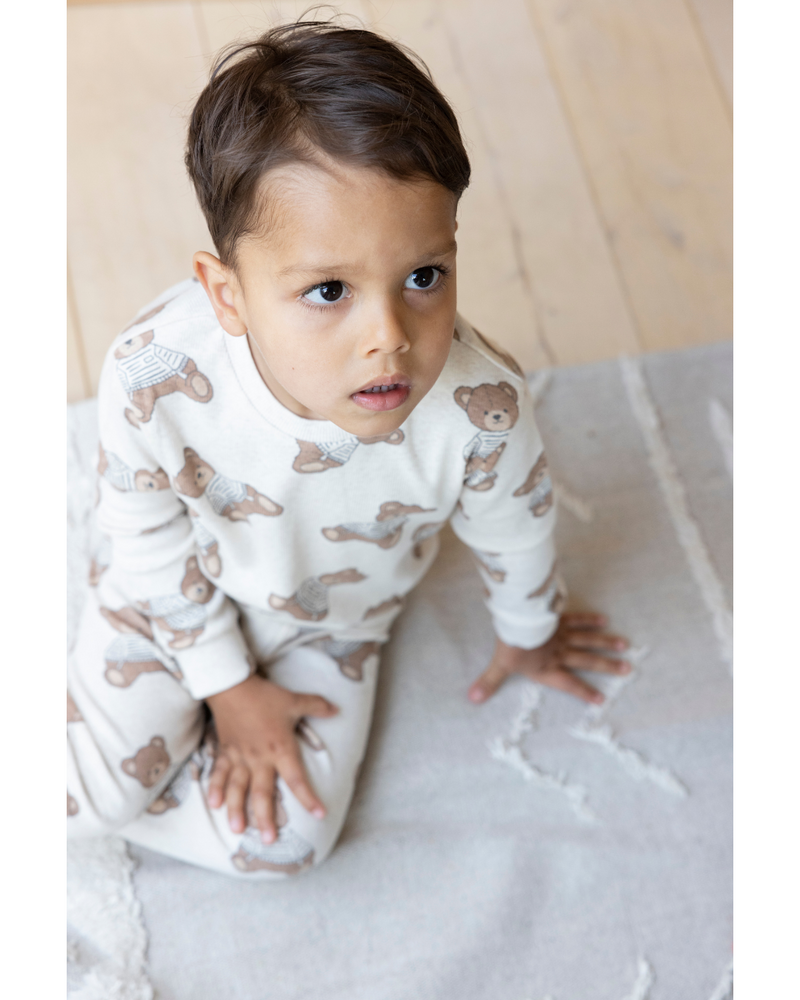 Feetje Pyjama's Pyjama Teddy Bear Offwhite Melange