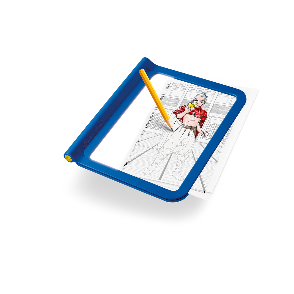 KIDYDRAW-PRO Lichtgevende Tekentablet Blauw afbeelding