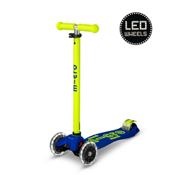 Micro Step Maxi Deluxe Led Blauw Geel Neon
