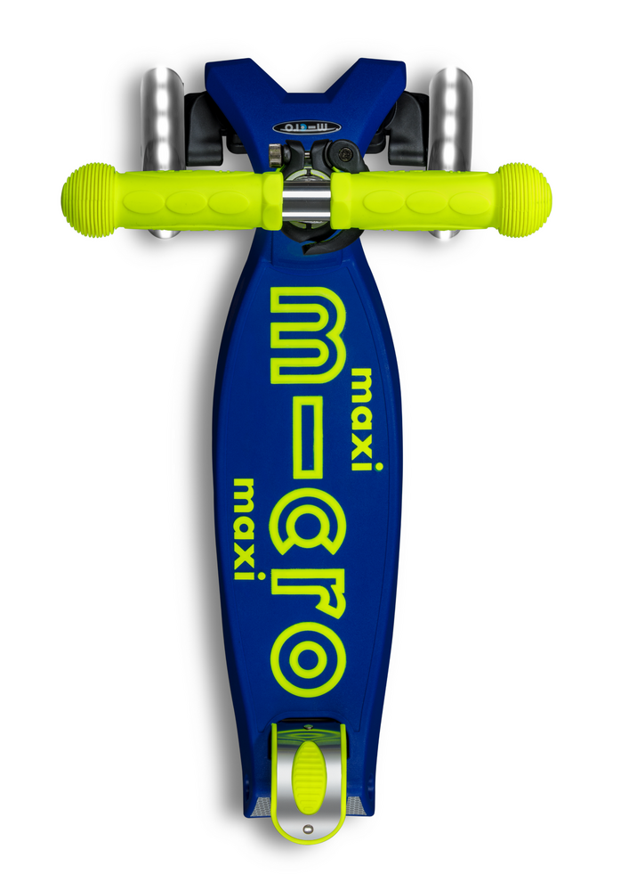 Micro Step Maxi Deluxe Led Blauw Geel Neon Micro Step Maxi Deluxe Led Blauw Geel Neon