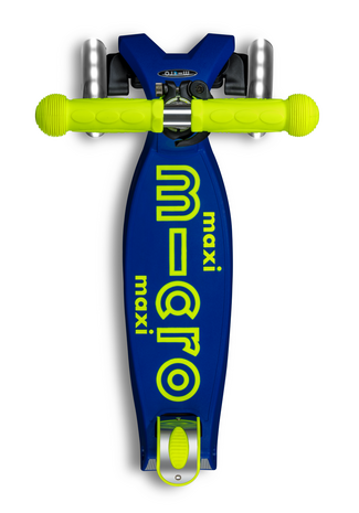 Micro Step Maxi Deluxe Led Blauw Geel Neon Micro Step Maxi Deluxe Led Blauw Geel Neon