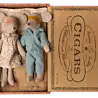 Maileg Mum & Dad Mice in Cigarbox