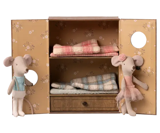 Maileg Ballet Mice in Dance Studio Little Sister and Brother Maileg Ballet Mice in Dance Studio Little Sister and Brother