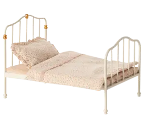 Maileg Muizen Vintage Bed Off White