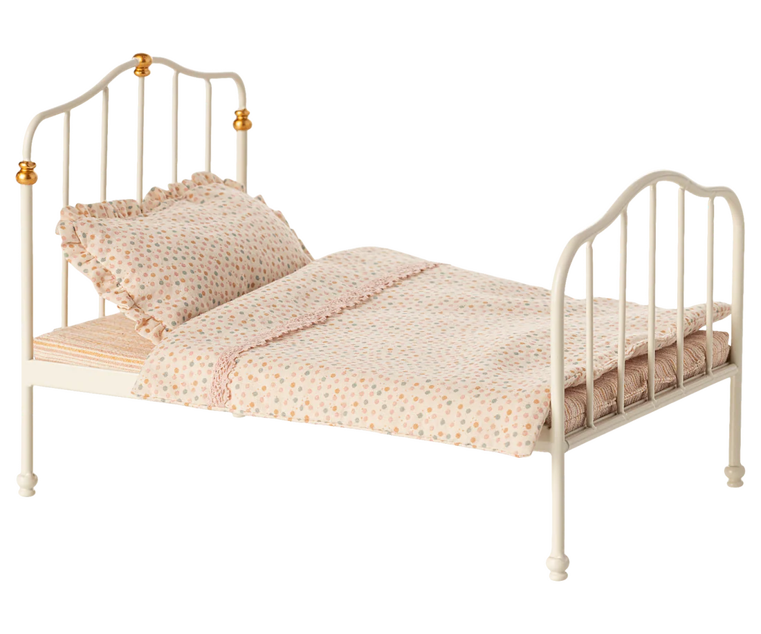 Muizen Vintage Bed Off White afbeelding