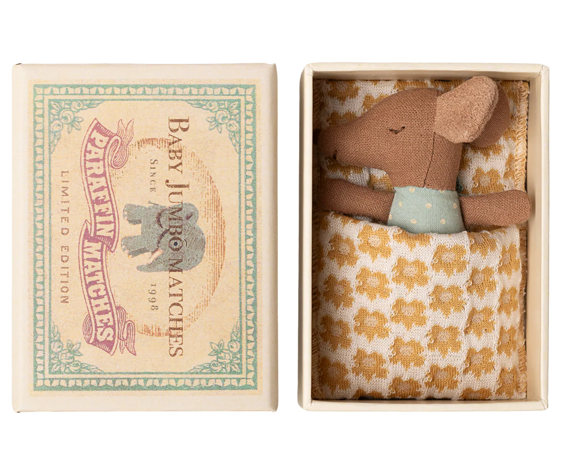 Sleepy Wakey Baby Mouse in Matchbox Blue afbeelding