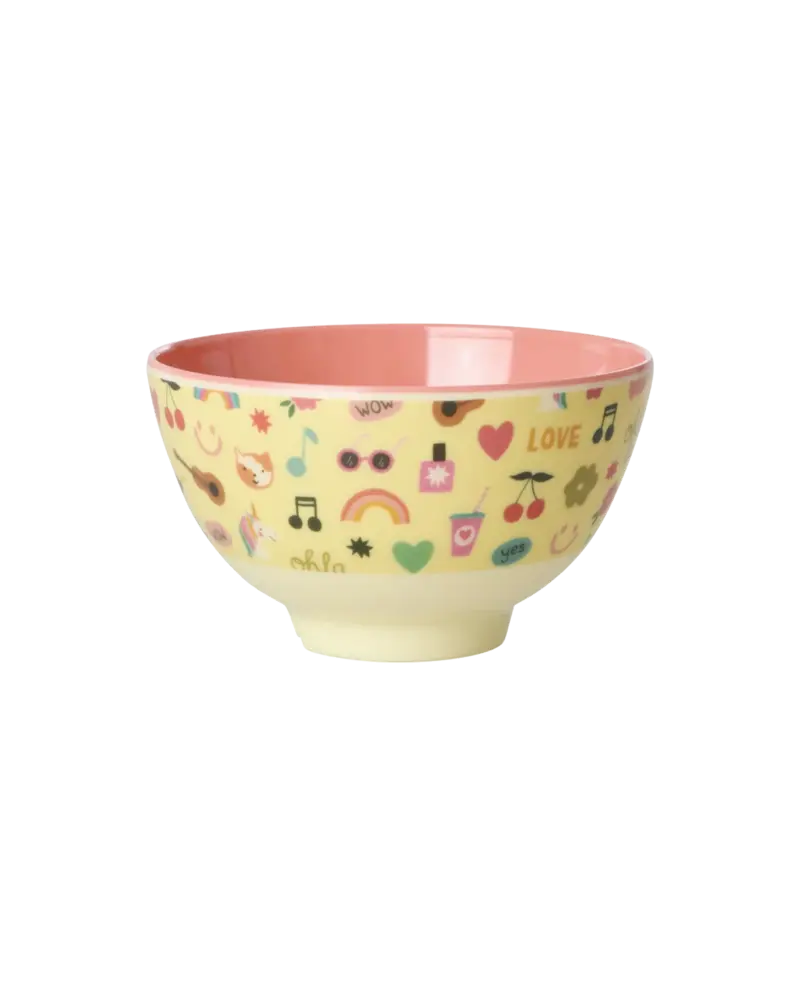 Rice Melamine Kom - Small - Unicorn Love Rice Melamine Kom - Small - Unicorn Love