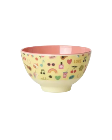 Rice Melamine Kom Unicorn Love Small Rice Melamine Kom Unicorn Love Small