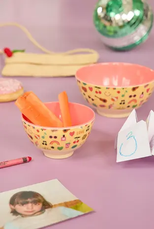 Rice Melamine Kom Unicorn Love Small Rice Melamine Kom Unicorn Love Small