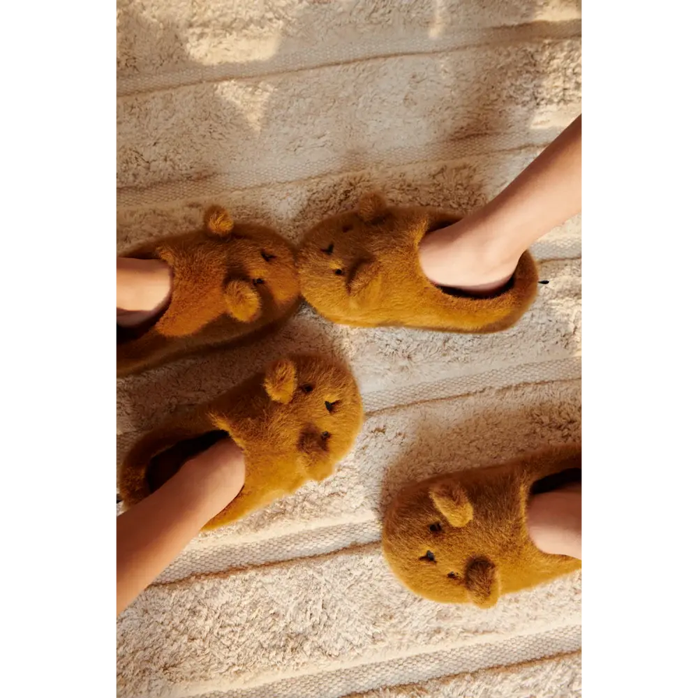 Liewood Sloffen Aviaja Bear Golden Slippers Caramel Liewood Sloffen Aviaja Bear Golden Slippers Caramel