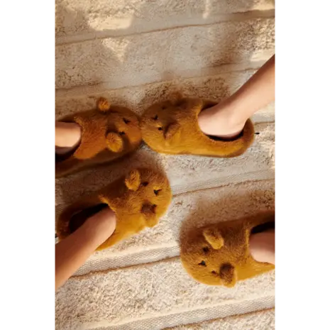 Liewood Sloffen Aviaja Bear Golden Slippers Caramel Liewood Sloffen Aviaja Bear Golden Slippers Caramel