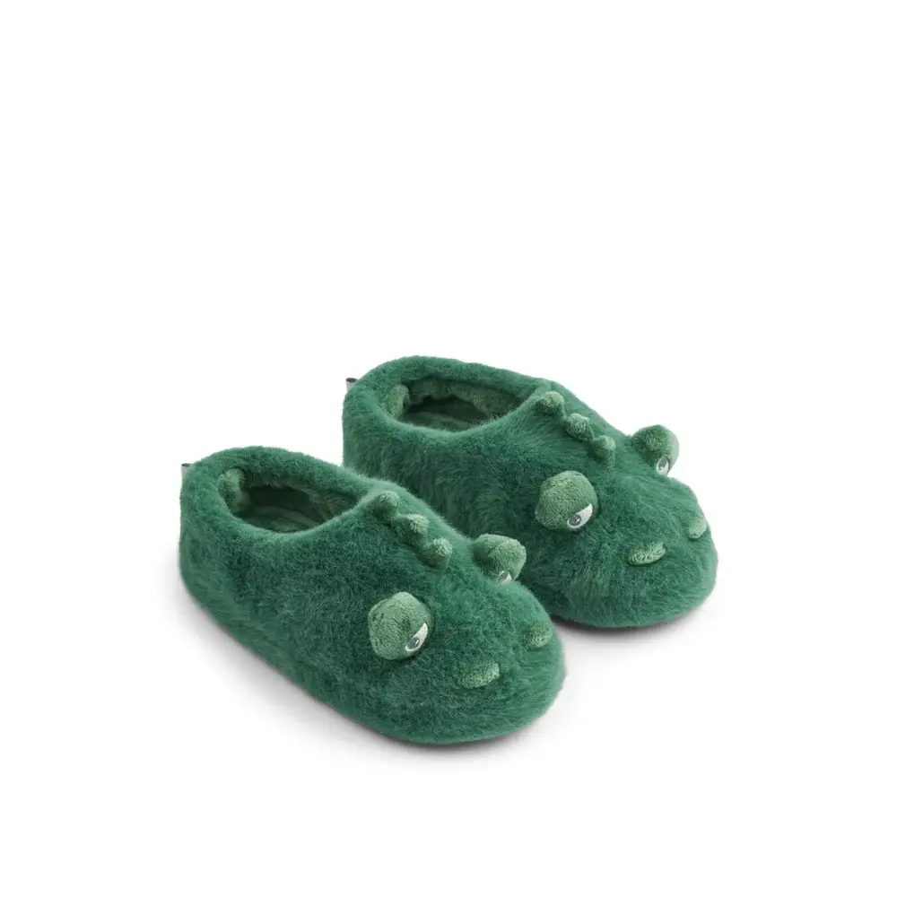 Liewood Sloffen Aviaja Crocodile Slippers Garden Green