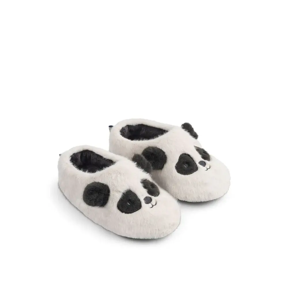 Liewood Sloffen Aviaja Panda Slippers Sandy Dark Grey