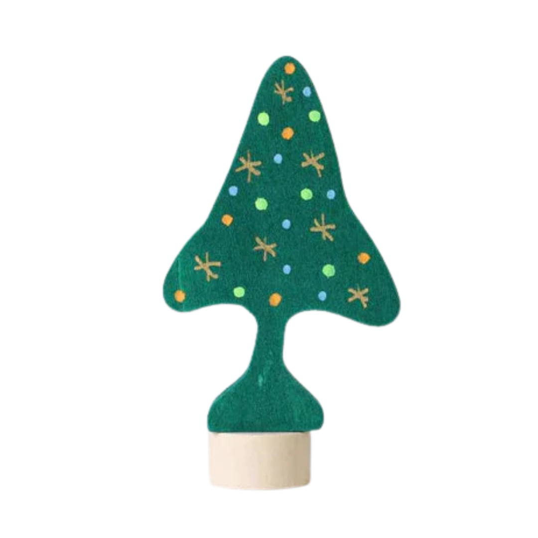 Houten Steker Kerstboom afbeelding