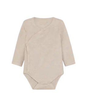 Fixoni Wikkelromper Melange Rib Pure Cashmere Melange