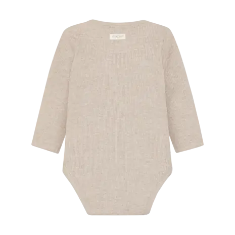 Fixoni Wikkelromper Melange Rib Pure Cashmere Melange