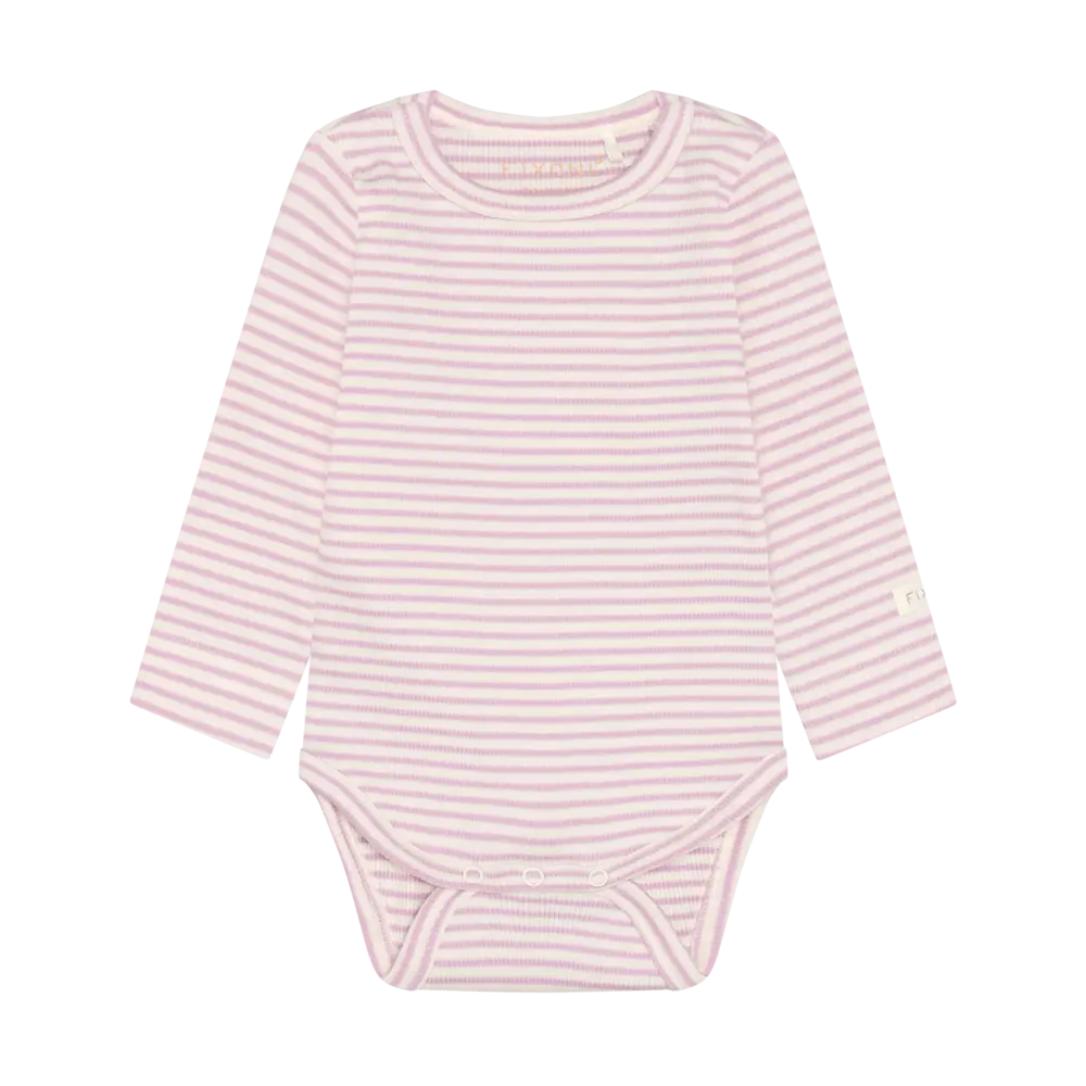 Fixoni Romper Rib Bleached Mauve