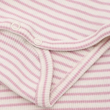 Fixoni Romper Rib Bleached Mauve