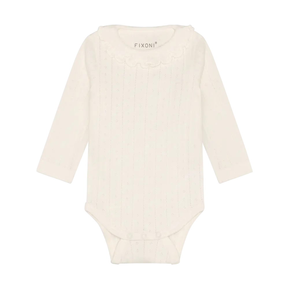Fixoni Romper Pointelle Eggnog