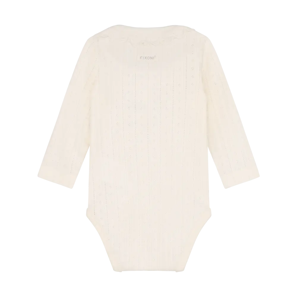Fixoni Romper Pointelle Eggnog